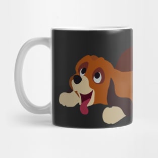 Excited Hound Dog Mug